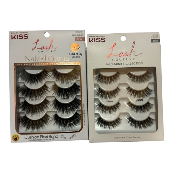 KISS Lash Couture Triple Push-Up Collection Lashes Bundle NWT - Picture 2 of 5